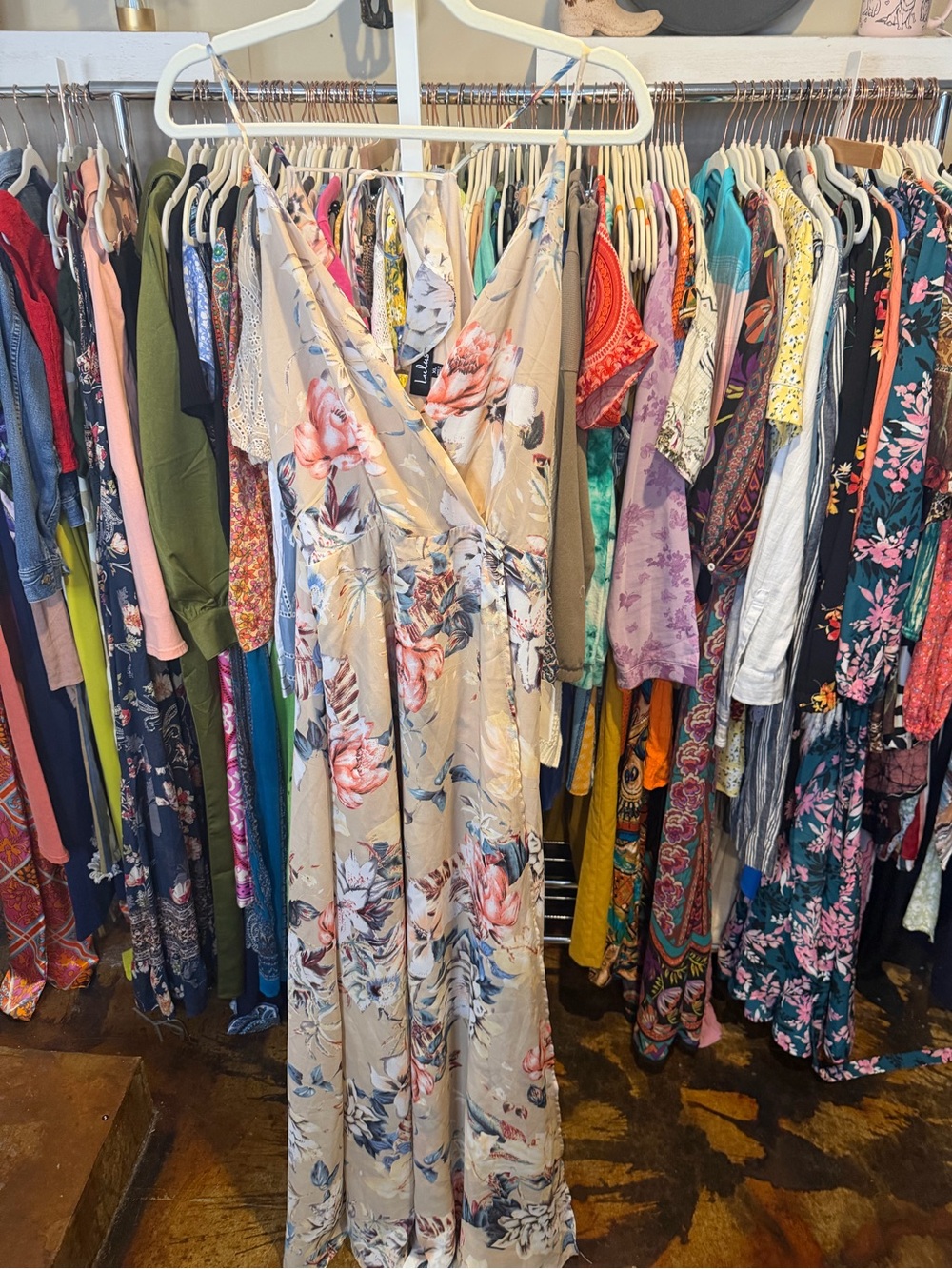NWT Lulu's Something Just Like This Floral Maxi Dress - Picture 7 of 10